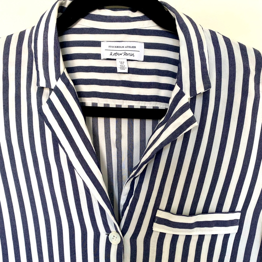 & Other Stories Stockholm Atelier button down shirt - Picture 2 of 3